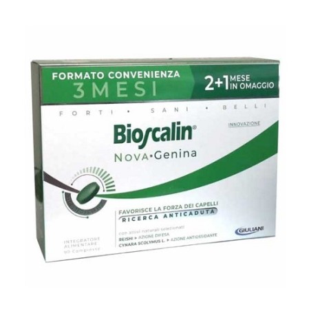 Bioscalin nova genina 90 compresse 2+1 omaggio Bioscalin nova genina 90 compresse 2+1 omaggio