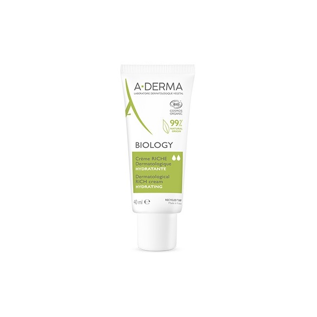 A-Derma A-D Biology Crema Ricca 40ml