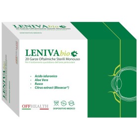 Garze oftalmiche leniva bio 20 pezzi