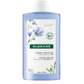 Klorane Shampoo Volume per Capelli Fini al Lino 400 ml