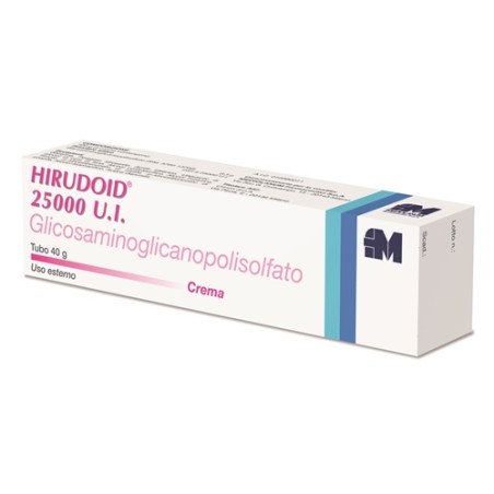 Hirudoid 25.000 U.I. Trattamento ematomi e vene infiammate Hirudoid 25.000 U.I. Trattamento ematomi e vene infiammate