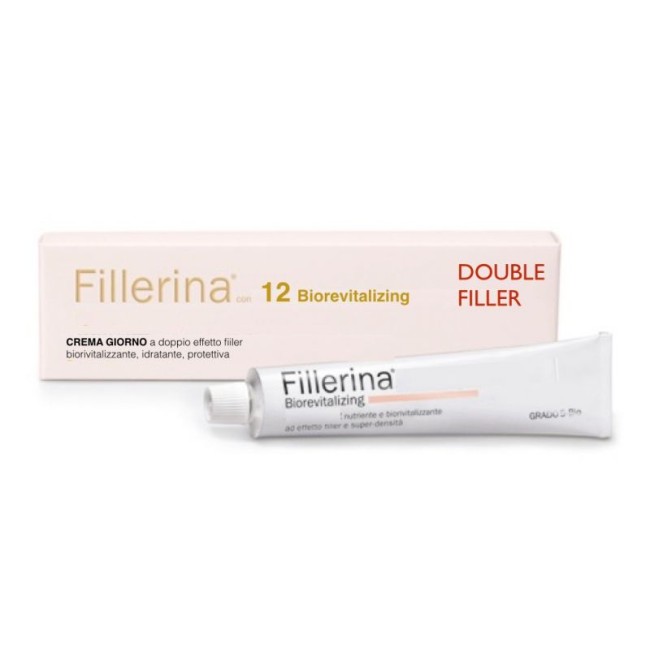 Fillerina 12 double filler biorevitalizing day cream grado 4 bio 50 ml Fillerina 12 double filler biorevitalizing day cream grado 4 bio 50 ml