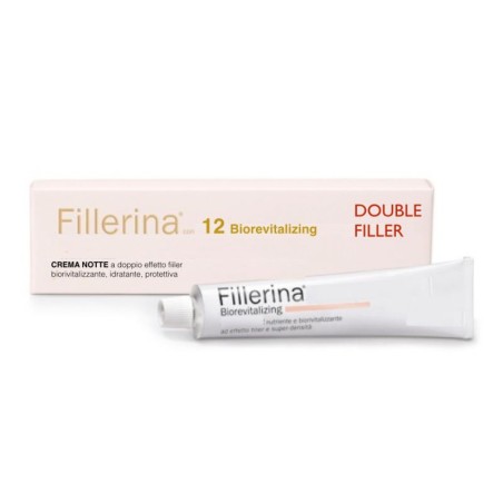 Fillerina 12 Double Filler Crema Notte Biorevitalizzante Grado 5 Bio 50 ml Fillerina 12 Double Filler Crema Notte Biorevitalizzante Grado 5 Bio 50 ml
