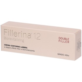 Fillerina 12 Double Filler Crema Contorno Labbra Biorevitalizzante Grado 4 Bio 15 ml
