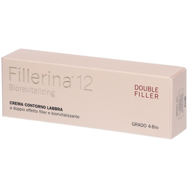 Fillerina 12 Double Filler Biorevitalizing Lip Contour Cream Grado 4 Bio 15 ml Fillerina 12 Double Filler Biorevitalizing Lip Contour Cream Grado 4 Bio 15 ml
