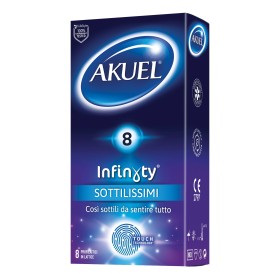 Akuel Profilattico Infinity Sottilissimo 8 Pezzi