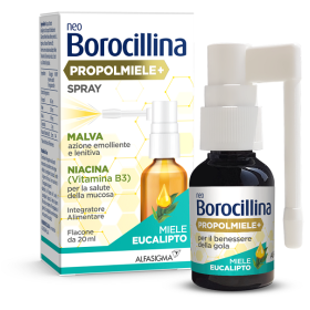 Neoborocillina Propolmiele+ Spray Miele Eucalipto 20ml