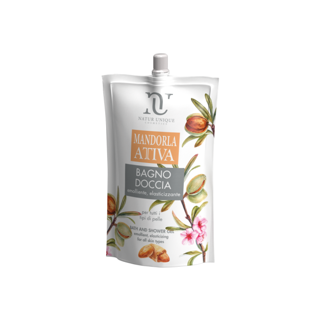 Nature Unique Mandorla Attiva Bagno Doccia Refill 400 ml