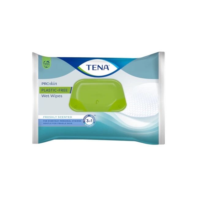 Tena Wet Wipes Plastic Free 48 Pezzi