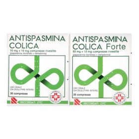 Antispasmina colica compresse rivestite forte 50 mg + 10 mg compresse rivestite 30 compresse