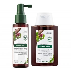 Klorane Siero e Shampoo alla Chinina - Set da 200 ml