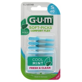 Gum Soft Pick Comfort Flex Cool Mint Small Scovolini 40 Pezzi