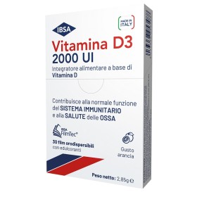 Vitamina D3 2000 UI 30 film orodispersibili