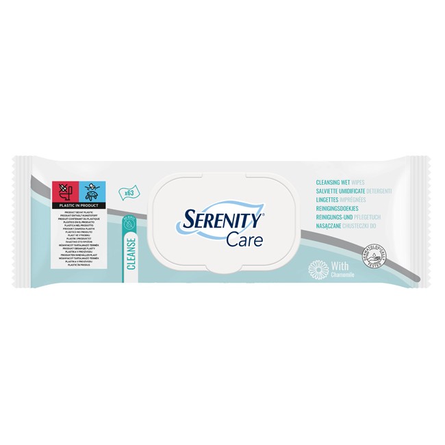 Serenity salviette detergenti 63 pezzi Serenity salviette detergenti 63 pezzi