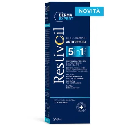RestivOil Shampoo Derma Expert Sistema Antiforfora 5 in 1  250 ml + siero 150 ml