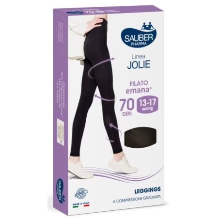 Sauber Calza Jolie Leggings Emana 70 Nero L