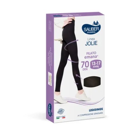 Sauber Linea Jolie Leggings Emana 70D Nero TG. XL Sauber Linea Jolie Leggings Emana 70D Nero TG. XL