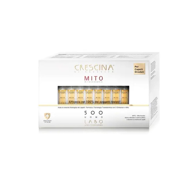 Crescina Ri-Crescita Neo Mito 500 Uomo 40 Fiale 3,5ml