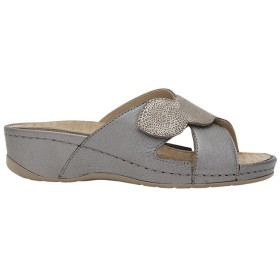 Nives cross tumbl lam synthetic+pr suede w taupe 41