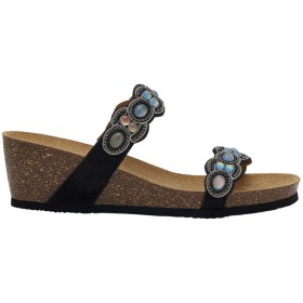 Ortigia microfibre + iridescent stones w black 41