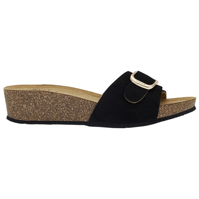 Rapallo buckle suede w black 38 Rapallo buckle suede w black 38