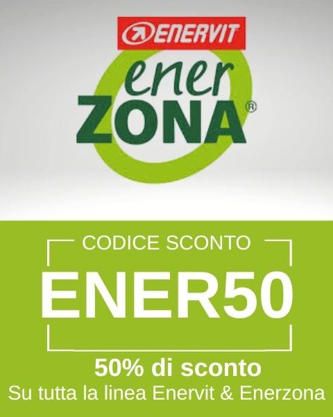 Codice sconto Enervit & Enerzona al 50% Codice sconto Enervit & Enerzona al 50%