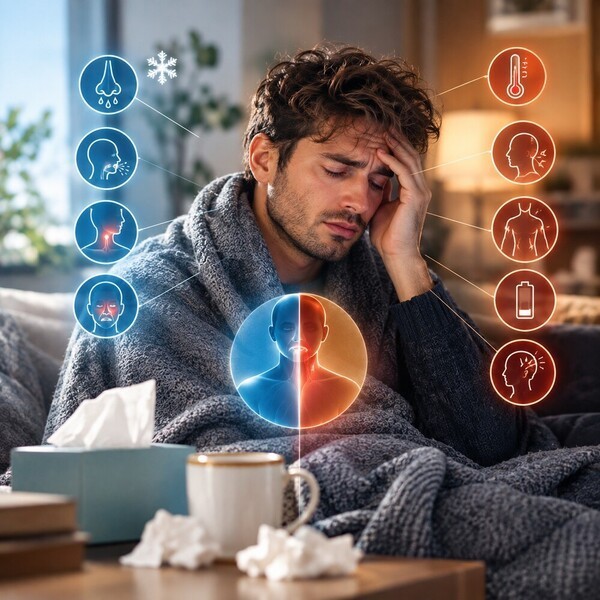 Raffreddore o inizio dell'influenza? Come riconoscere i sintomi e cosa fare