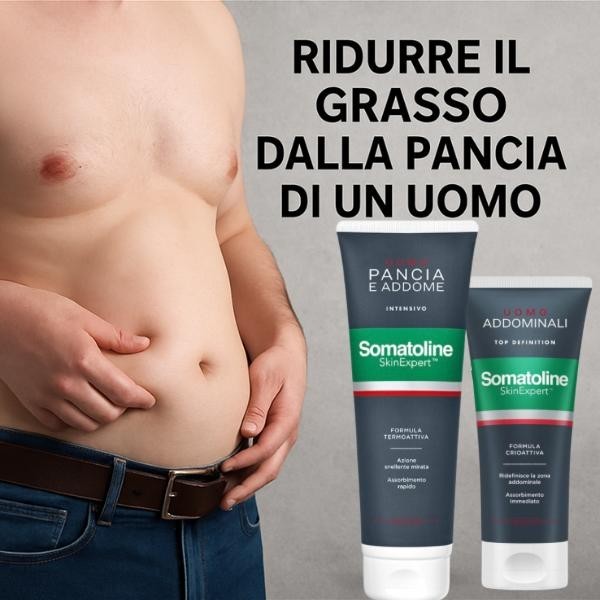 Come ridurre il grasso dalla pancia di un uomo