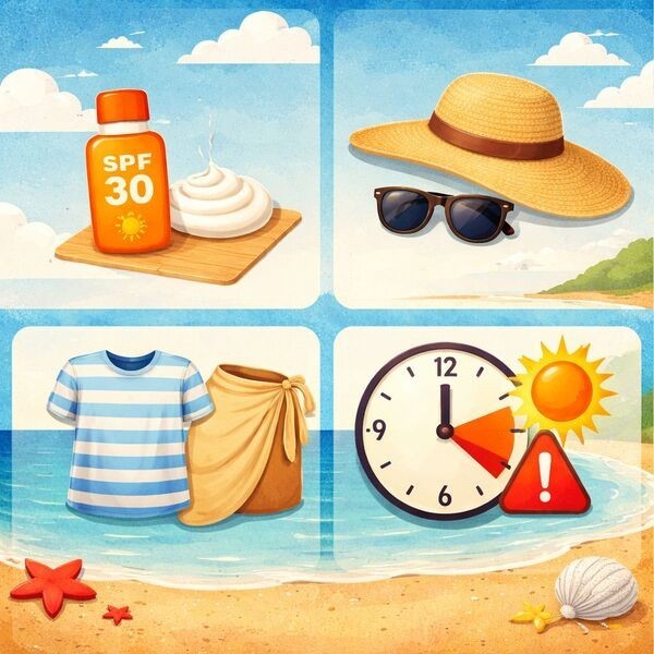 Come proteggere la pelle dai primi raggi solari