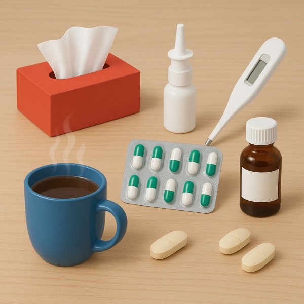 Mal di gola e raffreddore: cosa avere nel kit invernale