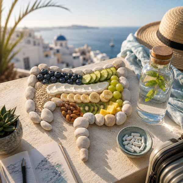 Intestino in vacanza: idratazione, alimentazione e fermenti lattici per viaggiare senza problemi