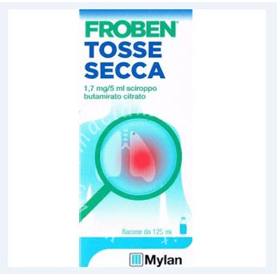 Froben Tosse Secca 1,7 mg/5ml Sciroppo Flacone 125 ml con misurino 