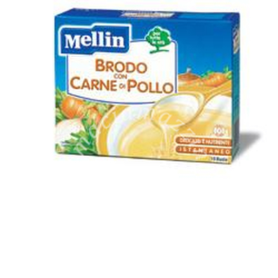 Mellin Brodo Carne Pollo 10 Bustine x 5 g