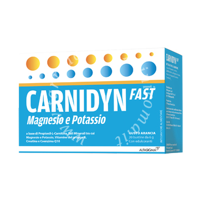 Carnidyn Fast Magnesio e Potassio 20 Bustine