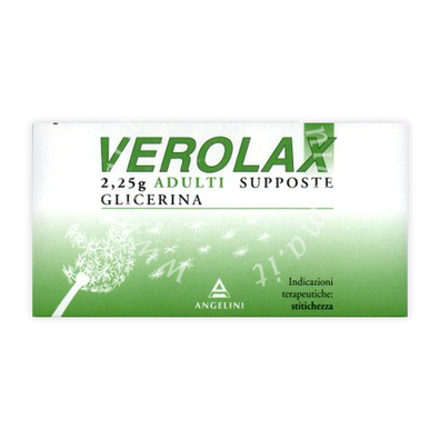 Verolax  2,25 g Adulti 18 Supposte 