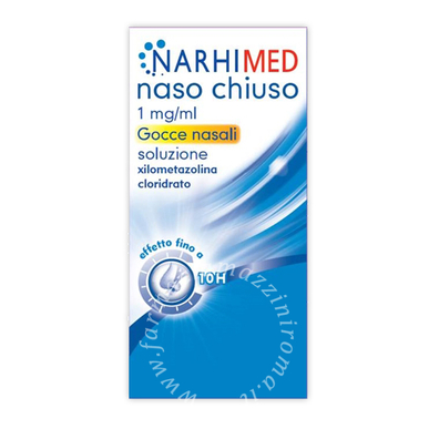 Narhimed Naso Chiuso  1 mg/ml Gocce Nasali Soluzione Adulti 1 flacone da 10 ml 