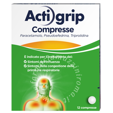 Actigrip  500 mg 12 compresse