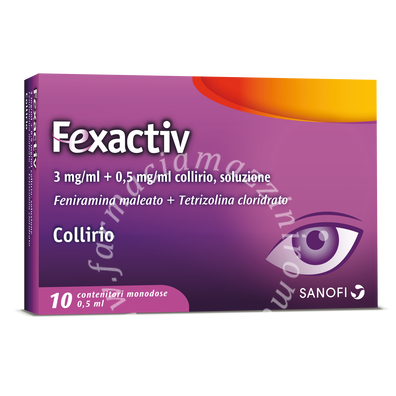 Fexactiv collirio 10 flaconi 0,5 ml