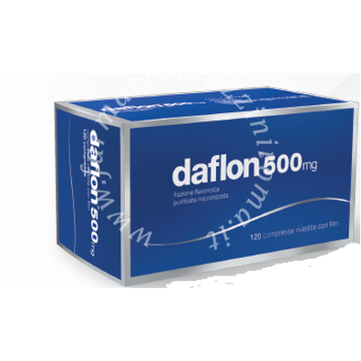 Daflon 500 mg 120 compresse in blister pvc/al